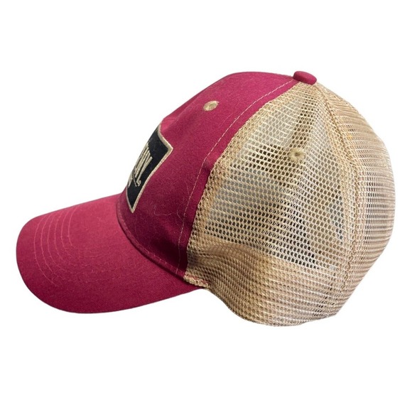 Larceny Bourbon Mesh Snap Back adjustable Hat ball cap Tan Adult One size - Picture 4 of 5